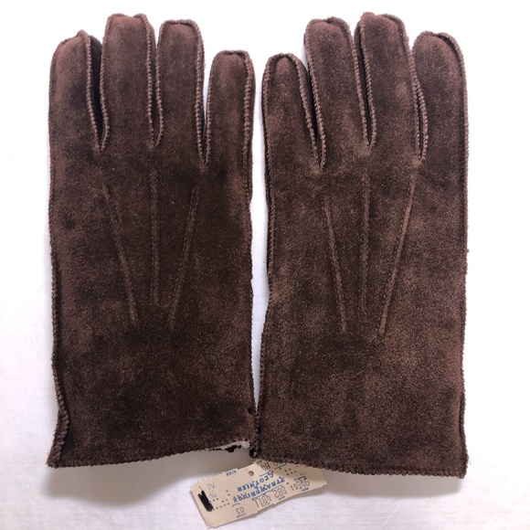 Vintage Strawbridge & Clothier Suede Gloves w Tags - Picture 2 of 6